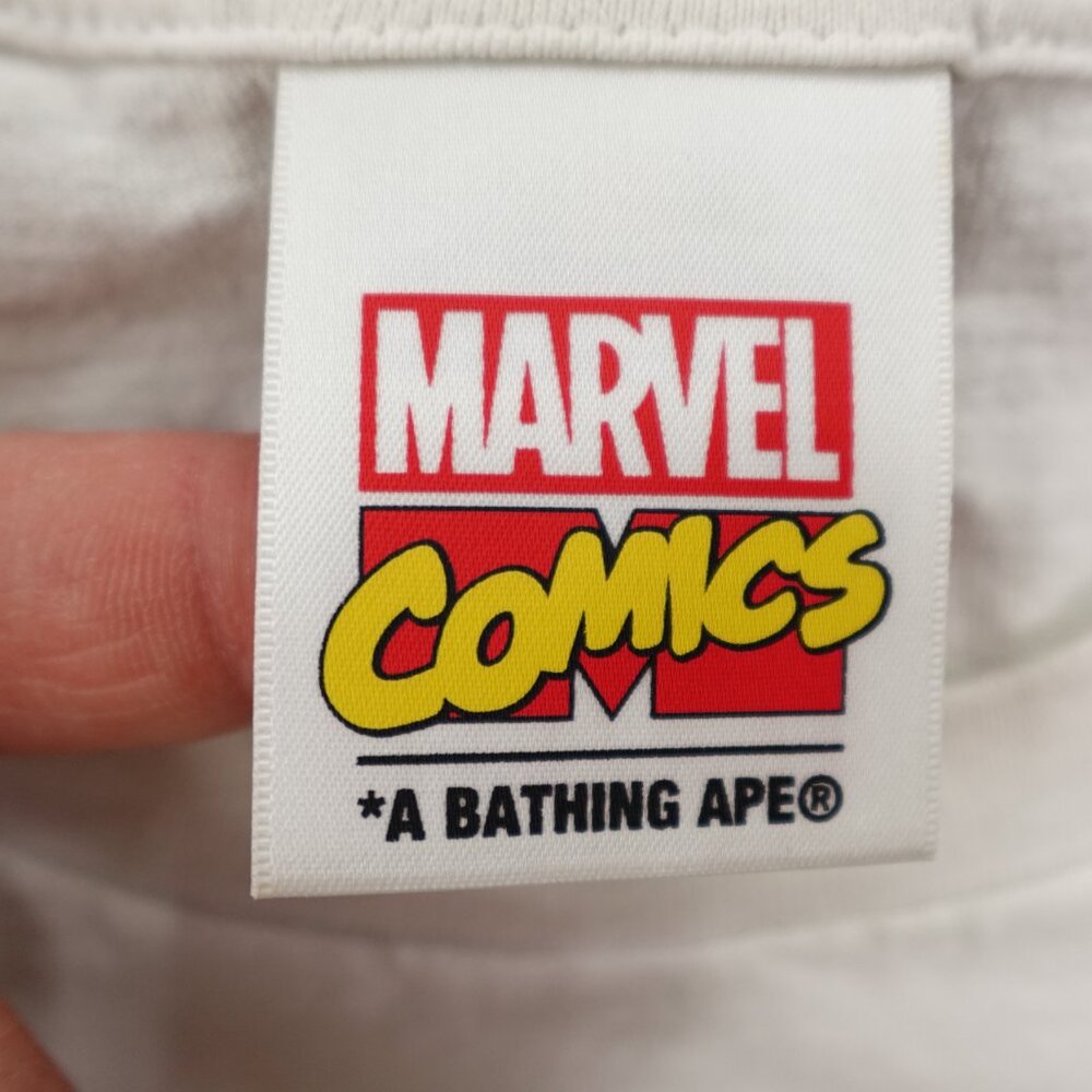 Bape Shirt Mens XL White Marvel Milo Mighty Thor Tee A Bathing Ape Tee Comics - Picture 13 of 16